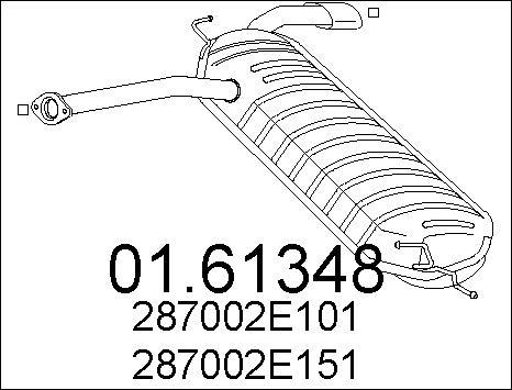 MTS 01.61348 - Silenziatore posteriore autozon.pro