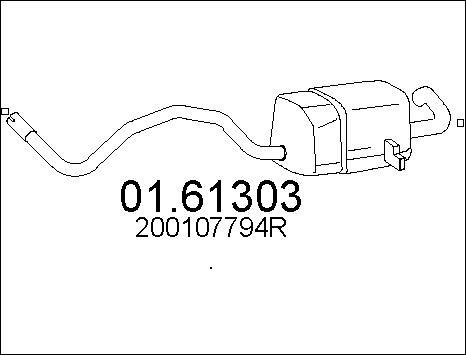 MTS 01.61303 - Silenziatore posteriore autozon.pro