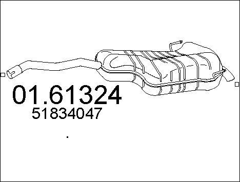 MTS 01.61324 - Silenziatore posteriore autozon.pro