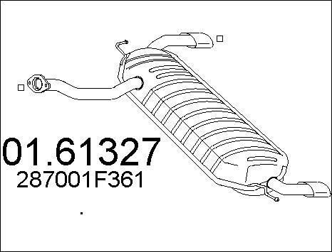 MTS 01.61327 - Silenziatore posteriore autozon.pro