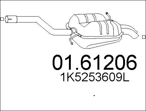 MTS 01.61206 - Silenziatore posteriore autozon.pro