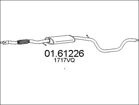 MTS 01.61226 - Silenziatore posteriore autozon.pro