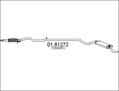 MTS 01.61272 - Silenziatore posteriore autozon.pro