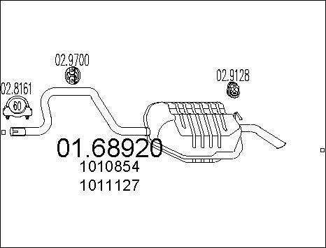 MTS 01.68920 - Silenziatore posteriore autozon.pro