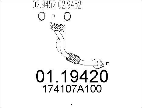 MTS 01.19420 - Tubo gas scarico autozon.pro