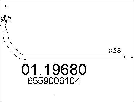 MTS 01.19680 - Tubo gas scarico autozon.pro