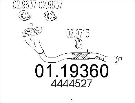 MTS 01.19360 - Tubo gas scarico autozon.pro