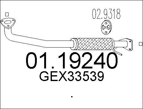 MTS 01.19240 - Tubo gas scarico autozon.pro