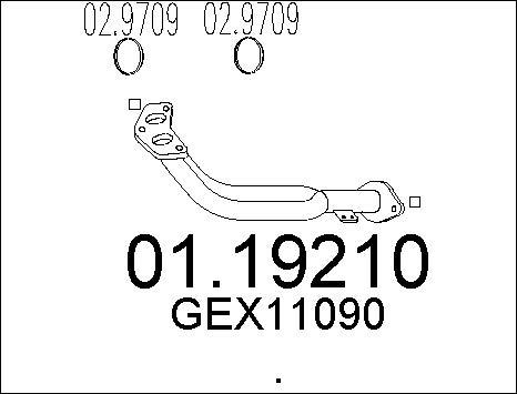 MTS 01.19210 - Tubo gas scarico autozon.pro