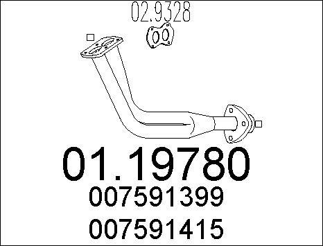 MTS 01.19780 - Tubo gas scarico autozon.pro