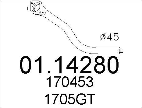 MTS 01.14280 - Tubo gas scarico autozon.pro