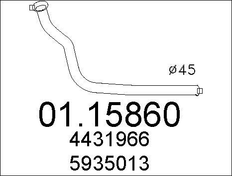 MTS 01.15860 - Tubo gas scarico autozon.pro