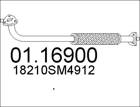 MTS 01.16900 - Tubo gas scarico autozon.pro