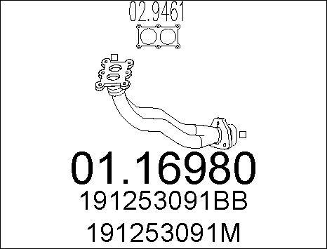 MTS 01.16980 - Tubo gas scarico autozon.pro
