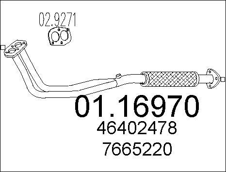 MTS 01.16970 - Tubo gas scarico autozon.pro