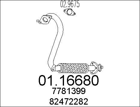 MTS 01.16680 - Tubo gas scarico autozon.pro