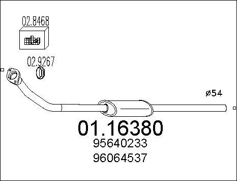 MTS 01.16380 - Tubo gas scarico autozon.pro