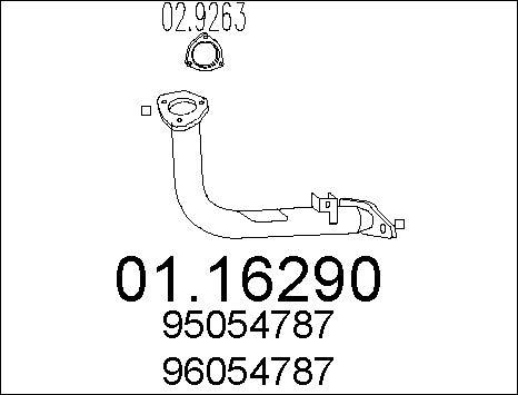 MTS 01.16290 - Tubo gas scarico autozon.pro