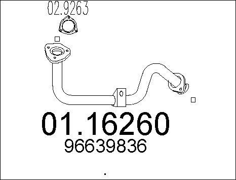 MTS 01.16260 - Tubo gas scarico autozon.pro