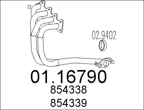 MTS 01.16790 - Tubo gas scarico autozon.pro