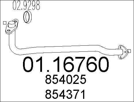 MTS 01.16760 - Tubo gas scarico autozon.pro