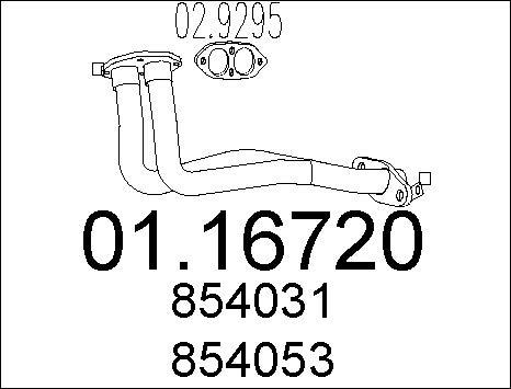 MTS 01.16720 - Tubo gas scarico autozon.pro