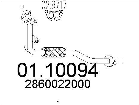 MTS 01.10094 - Tubo gas scarico autozon.pro