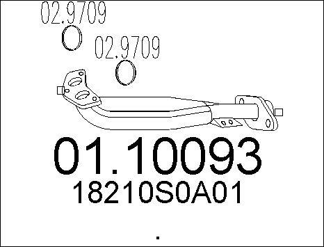 MTS 01.10093 - Tubo gas scarico autozon.pro