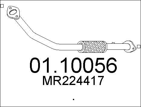 MTS 01.10056 - Tubo gas scarico autozon.pro