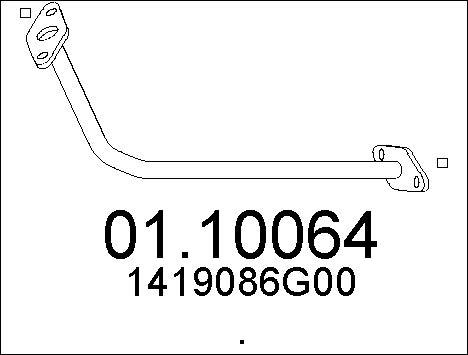 MTS 01.10064 - Tubo gas scarico autozon.pro