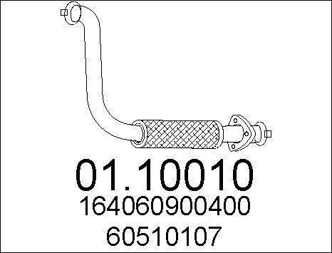 MTS 01.10010 - Tubo gas scarico autozon.pro