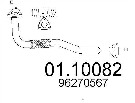 MTS 01.10082 - Tubo gas scarico autozon.pro