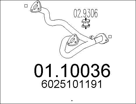 MTS 01.10036 - Tubo gas scarico autozon.pro