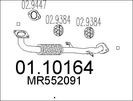 MTS 01.10164 - Tubo gas scarico autozon.pro