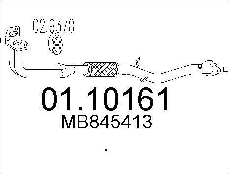 MTS 01.10161 - Tubo gas scarico autozon.pro