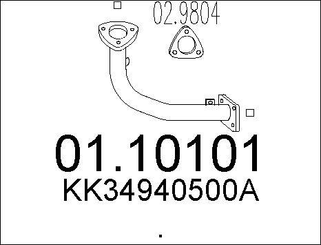 MTS 01.10101 - Tubo gas scarico autozon.pro