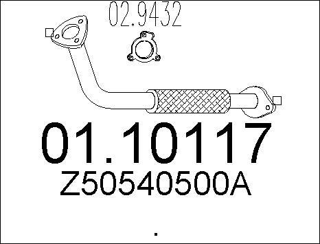 MTS 01.10117 - Tubo gas scarico autozon.pro