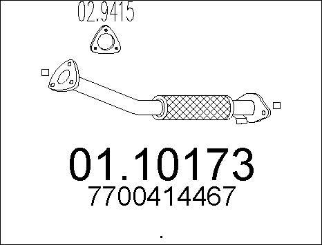 MTS 01.10173 - Tubo gas scarico autozon.pro