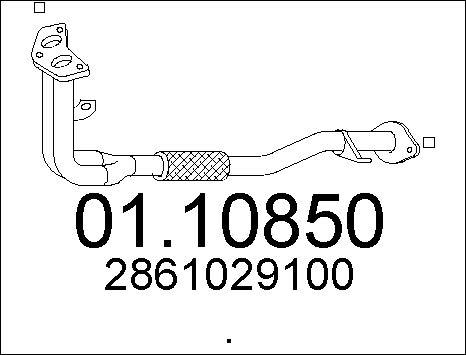 MTS 01.10850 - Tubo gas scarico autozon.pro