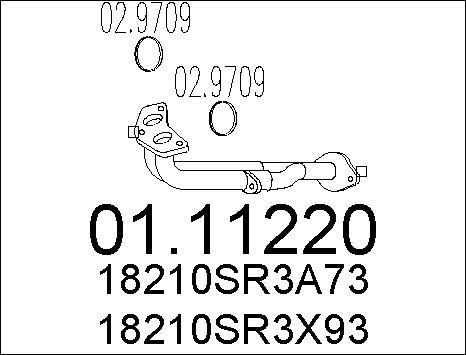 MTS 01.11220 - Tubo gas scarico autozon.pro