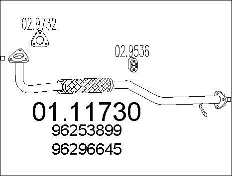 MTS 01.11730 - Tubo gas scarico autozon.pro