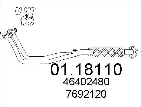 MTS 01.18110 - Tubo gas scarico autozon.pro