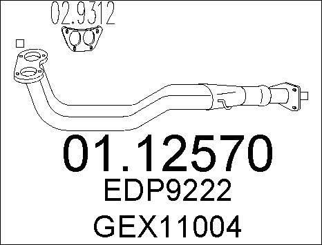 MTS 01.12570 - Tubo gas scarico autozon.pro