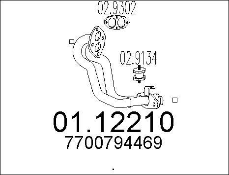 MTS 01.12210 - Tubo gas scarico autozon.pro