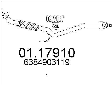 MTS 01.17910 - Tubo gas scarico autozon.pro