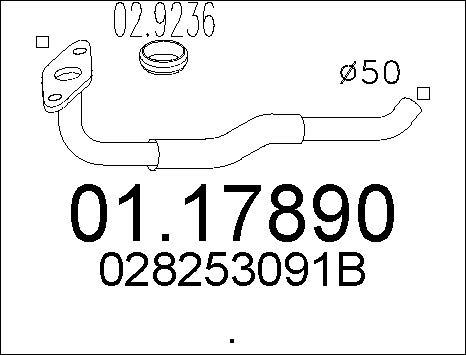 MTS 01.17890 - Tubo gas scarico autozon.pro