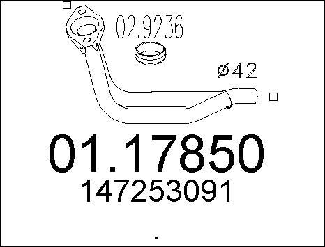 MTS 01.17850 - Tubo gas scarico autozon.pro