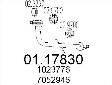 MTS 01.17830 - Tubo gas scarico autozon.pro