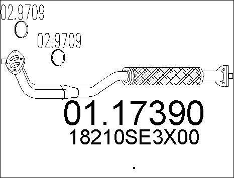 MTS 01.17390 - Tubo gas scarico autozon.pro