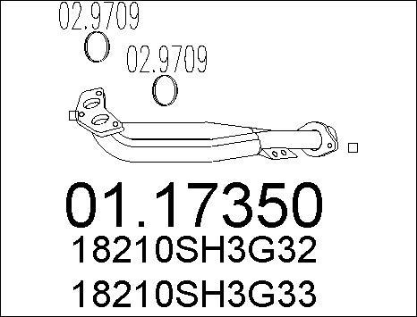 MTS 01.17350 - Tubo gas scarico autozon.pro
